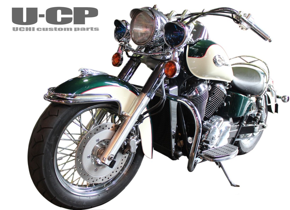 NC34 シャドウ400　ガトリングマフラー　マシンガン NC34 シャドウ400 ガトリングマフラー マシンガン NC34 シャドウ