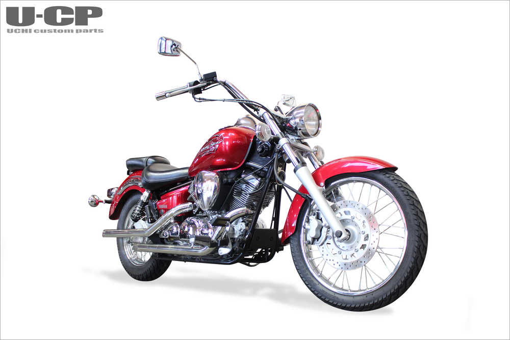 内商会 【 ドラッグスター250 U-CP TwinスラッシュⅠマフラー(~07年