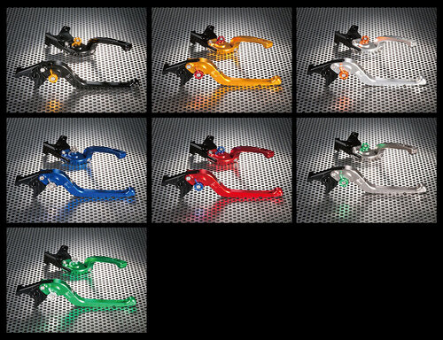  U-KANAYAアルミビレットレバーセット 可倒式Rタイプ 【ツヤあり】XSR155(8BK-RGB5J) 26- (国内正規販売車) 専用