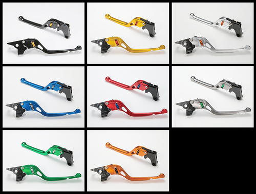  U-KANAYA アルミビレットレバーセット ホイールタイプ 【ツヤあり】BANDIT250 (GJ74A) 専用