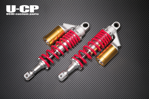  U-CPオリジナルサスペンション CB900F/CB1100F レッド＆ゴールド