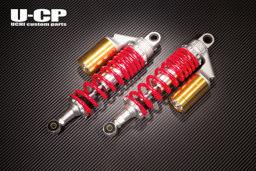  U-CPオリジナルサスペンション ゼファー750 レッド＆ゴールド