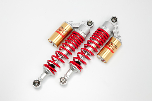  RFYリアサスペンション レッド＆ゴールド ゼファー750