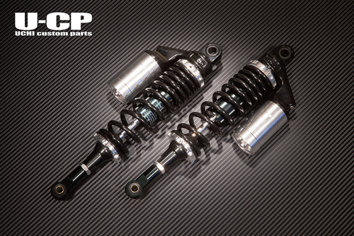  U-CPオリジナルサスペンション ZRX1200R ブラック＆シルバー