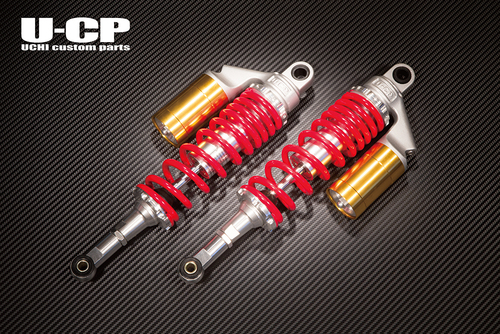  U-CPオリジナルサスペンション ZRX1200R レッド＆ゴールド