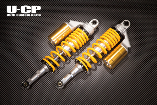  U-CPオリジナルサスペンション ZRX1200R イエロー＆ゴールド